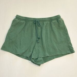 Universal Thread Womens Green High Rise Drawcord Pull on Lounge Shorts Size XXL